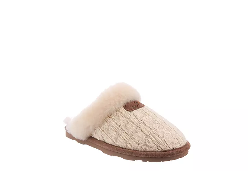 Bearpaw Womens Effie Slipper - Natural 1 Bearpaw Womens Effie Slipper - Natural