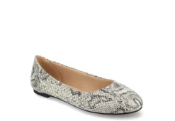Journee Collection Womens Kavn Flat - Snake