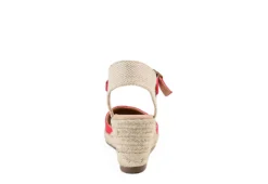 Journee Collection Womens Ashlyn Wedge Sandal - Red -Skechers Sales US 01 102164 04