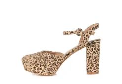 Journee Collection Womens Roslynn Platform Pump - Leopard -Skechers Sales US 01 103526 03
