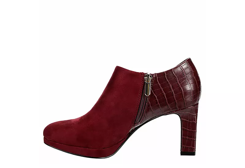 Xappeal Womens Ayla Bootie - Burgundy 4 Xappeal Womens Ayla Bootie - Burgundy - Image 4