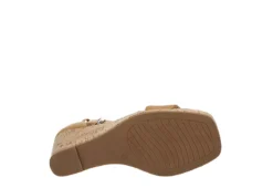 Xappeal Womens Amora Wedge Sandal - Tan -Skechers Sales US 01 105214 06