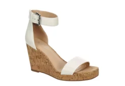 Xappeal Womens Amora Wedge Sandal - White