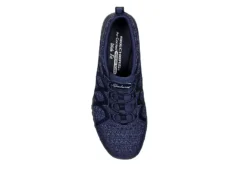 Skechers Womens Breathe Easy Infi-knity Slip On Sneaker - Navy -Skechers Sales US 01 105668 03
