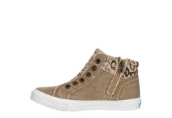 Blowfish Womens Kora High Top Sneaker - Taupe -Skechers Sales US 01 105833 03