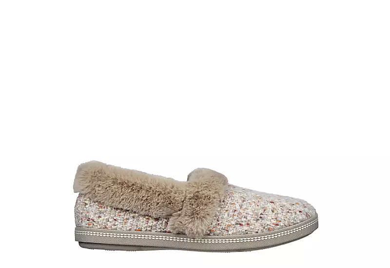Skechers Womens Cozy Campfire Lazy Sunday Slipper - Taupe 2 Skechers Womens Cozy Campfire Lazy Sunday Slipper - Taupe - Image 2