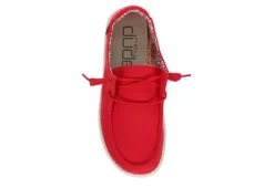 Heydude Womens Wendy Slip On Sneaker - Red -Skechers Sales US 01 106161 05