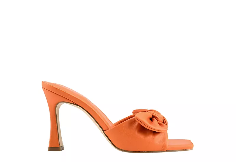 Marc Fisher Womens Demar Slide Sandal - Orange 2 Marc Fisher Womens Demar Slide Sandal - Orange - Image 2