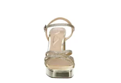 N By Nina Womens Sabrina Platform Sandal - Champagne -Skechers Sales US 01 106405 02