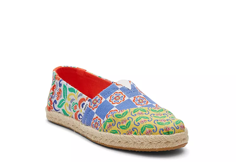 Toms Womens Alpargata Rope Espadrille - Multicolor 1 Toms Womens Alpargata Rope Espadrille - Multicolor