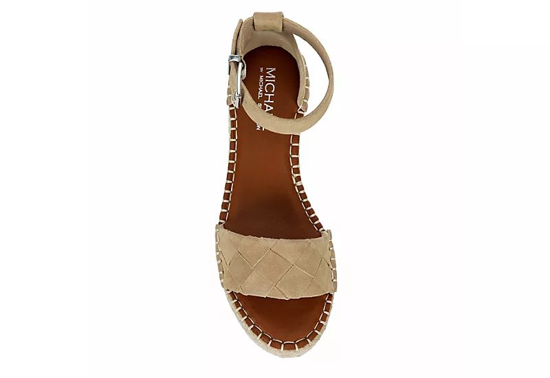 Michael By Michael Shannon Womens Bridgette Wedge Sandal - Tan 6 Michael By Michael Shannon Womens Bridgette Wedge Sandal - Tan - Image 6