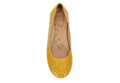 Mootsies Tootsies Womens Belva Flat - Yellow -Skechers Sales US 01 107414 05