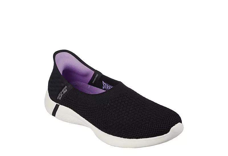 Skechers Womens Slip-ins On-the-go Swift Advance Sneaker - Black 1 Skechers Womens Slip-ins On-the-go Swift Advance Sneaker - Black
