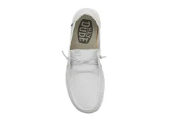 Heydude Womens Wendy Slip On Sneaker - White -Skechers Sales US 01 107704 04