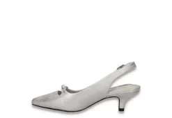 Easy Street Womens Emerin Slingback Pump - Silver -Skechers Sales US 01 108061 03