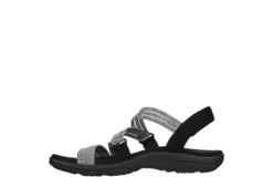 Skechers Womens Reggae Slim - Sweet Route Womens Sandal - Black -Skechers Sales US 01 202492 02