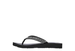 Skechers Womens Lotus Bae Flip Flop Sandal - Black -Skechers Sales US 01 203260 02