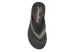 Skechers Womens Lotus Bae Flip Flop Sandal - Black -Skechers Sales US 01 203260 03