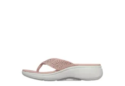 Skechers Womens Dazzle- Arch Fit Flip Flop Sandal - Pink -Skechers Sales US 01 203276 02
