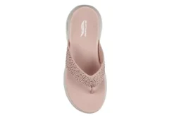 Skechers Womens Dazzle- Arch Fit Flip Flop Sandal - Pink -Skechers Sales US 01 203276 03