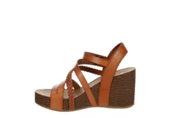 Xappeal Womens Maggy Wedge Sandal - Cognac -Skechers Sales US 01 203298 03