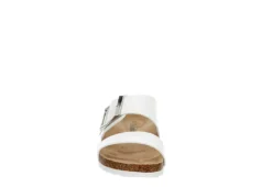 Bjorndal Womens Courtney Footbed Sandal - White -Skechers Sales US 01 203303 02