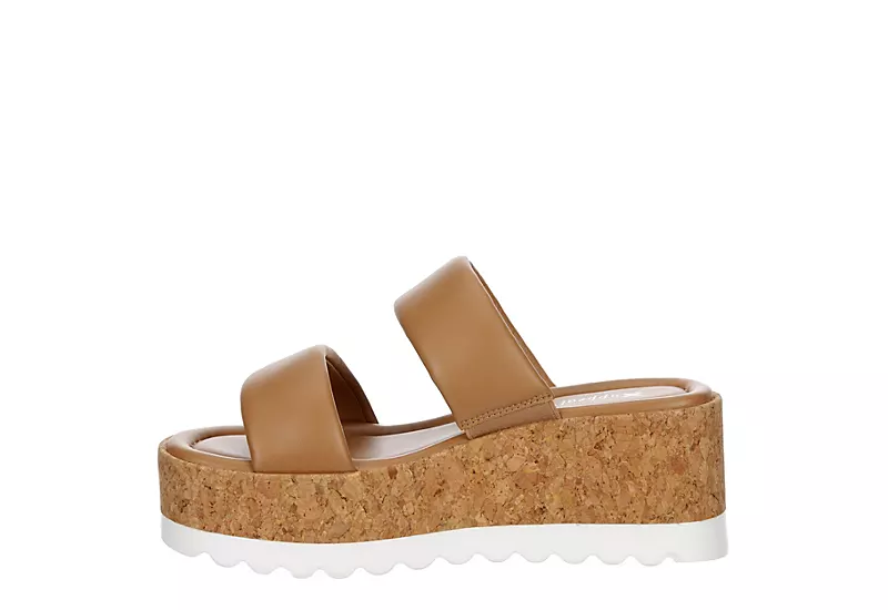 Xappeal Womens Bethany Wedge Sandal - Tan 4 Xappeal Womens Bethany Wedge Sandal - Tan - Image 4