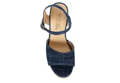 Michael By Michael Shannon Womens Maria Wedge Sandal - Denim -Skechers Sales US 01 203328 05