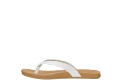 Reef Womens Stella Court Flip Flop Sandal - White -Skechers Sales US 01 203340 03