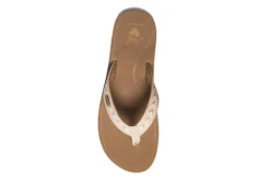 Reef Womens Beachbreak Flip Flop Sandal - Sand -Skechers Sales US 01 203341 02