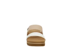 Reef Womens Banded Horizon Hi Slide Sandal - Sand -Skechers Sales US 01 203342 02