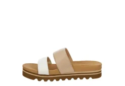 Reef Womens Banded Horizon Hi Slide Sandal - Sand -Skechers Sales US 01 203342 03