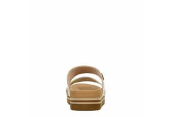Reef Womens Banded Horizon Hi Slide Sandal - Sand -Skechers Sales US 01 203342 04