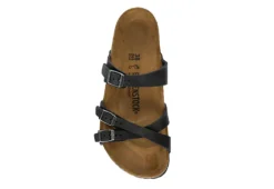 Birkenstock Womens France Footbed Sandal - Black -Skechers Sales US 01 203374 05