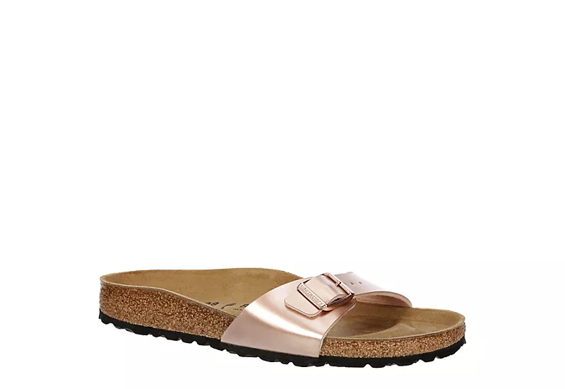 Birkenstock Womens Madrid Footbed Sandal - Rose Gold 1 Birkenstock Womens Madrid Footbed Sandal - Rose Gold