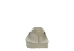 Oofos Womens Oomega Flip Flop Sandal - Khaki -Skechers Sales US 01 203392 02