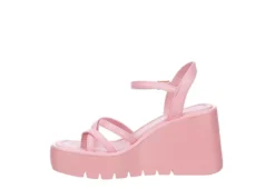 Madden Girl Womens Vaultt Wedge Sandal - Pink -Skechers Sales US 01 203411 03