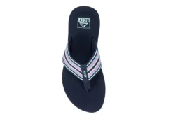 Reef Womens Spring Woven Flip Flop Sandal - Navy -Skechers Sales US 01 203441 05