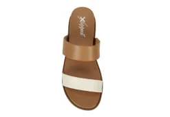 Xappeal Womens Edith Slide Sandal - Tan -Skechers Sales US 01 203465 05