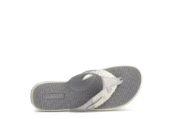 Sperry Womens Parotfish Flip Flop Sandal - Grey -Skechers Sales US 01 203531 04
