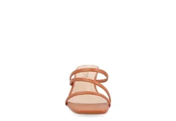 Journee Collection Womens Takarah Low Wedge Sandal - Brown -Skechers Sales US 01 203885 02