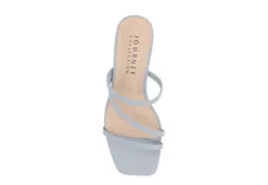 Journee Collection Womens Takarah Wedge Slip On Sandal - Blue -Skechers Sales US 01 203886 05