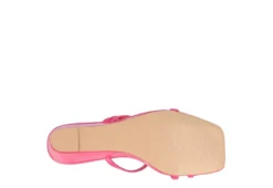 Journee Collection Womens Takarah Wedge Slip On Sandal - Pink -Skechers Sales US 01 203887 06