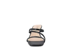 Journee Collection Womens Takarah Wedge Slip On Sandal - Black -Skechers Sales US 01 203888 02