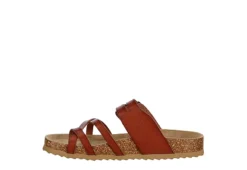 Bjorndal Womens Sami Footbed Sandal - Cognac -Skechers Sales US 01 250078 03