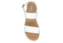 Xappeal Womens Amelia Wedge Sandal - White -Skechers Sales US 01 261162 05