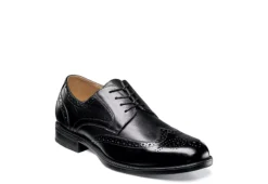 Florsheim Mens Midtown Wingtip Oxford - Black
