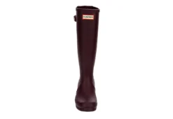 Hunter Boots Llc Womens Original Back Adj Rain Boot - Dark Red -Skechers Sales US 01 302459 02