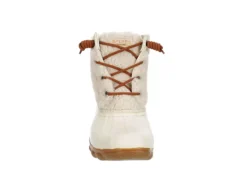 Sperry Womens Syren Gulf Sherpa Duck Boot - Ivory -Skechers Sales US 01 302507 02