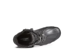 Sperry Womens Syren Gulf Metallic Animal Duck Boot - Black -Skechers Sales US 01 302509 04